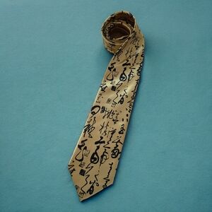 Gold Tie - Chinese Calligraphy